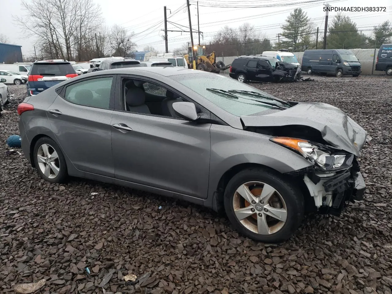 2013 Hyundai Elantra Gls VIN: 5NPDH4AE3DH383372 Lot: 59503224