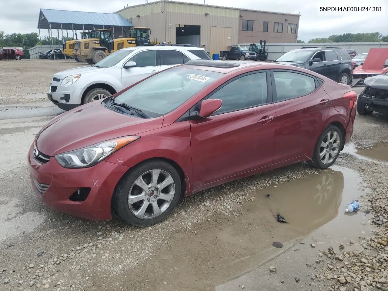 2013 Hyundai Elantra Gls VIN: 5NPDH4AE0DH244381 Lot: 59875344