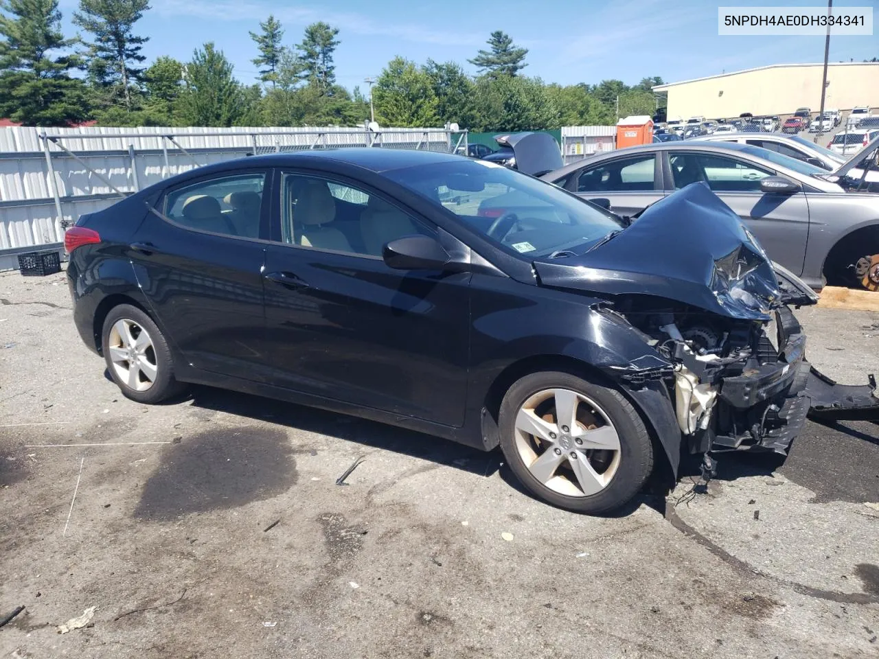 2013 Hyundai Elantra Gls VIN: 5NPDH4AE0DH334341 Lot: 60051914