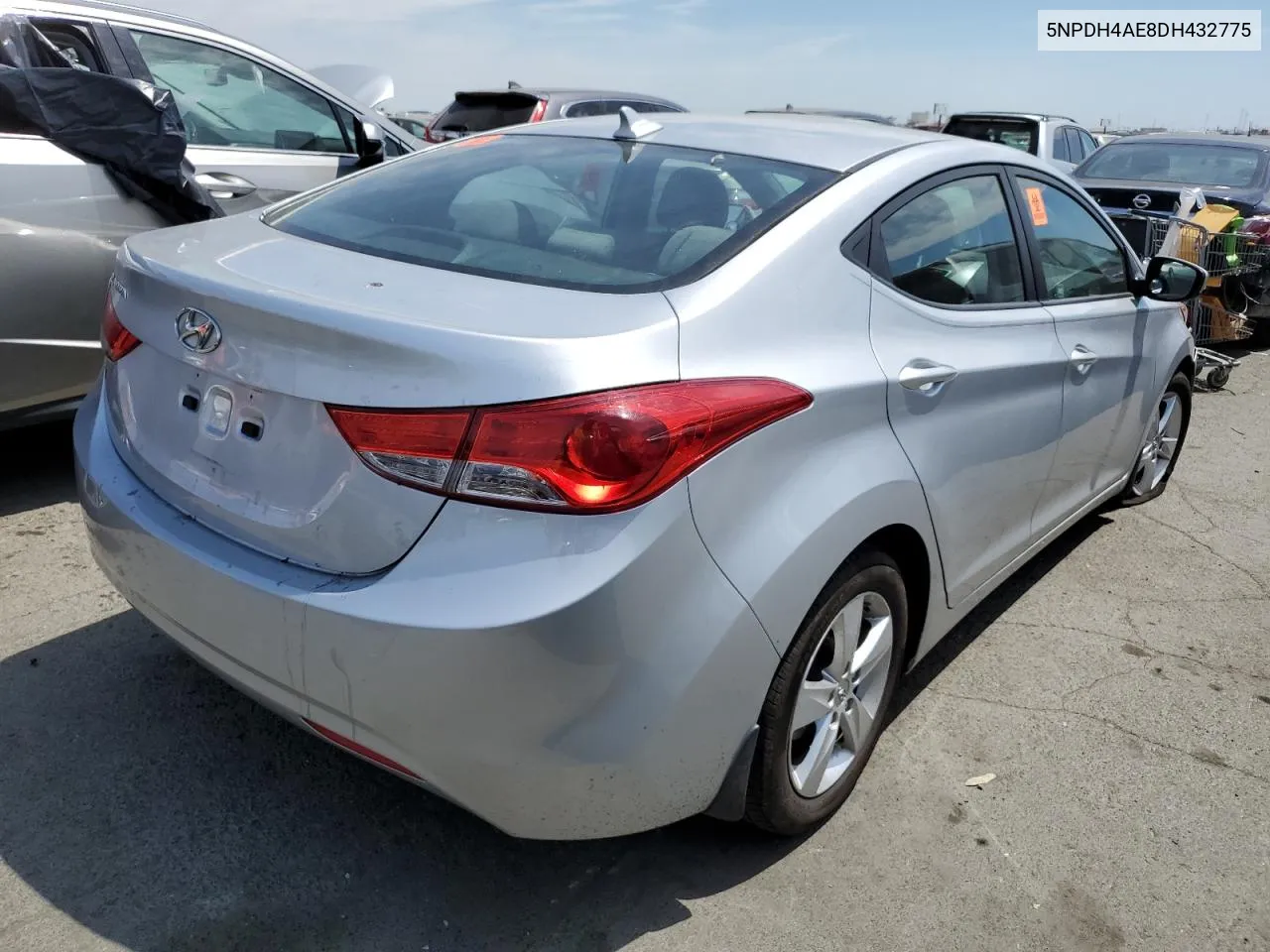 5NPDH4AE8DH432775 2013 Hyundai Elantra Gls