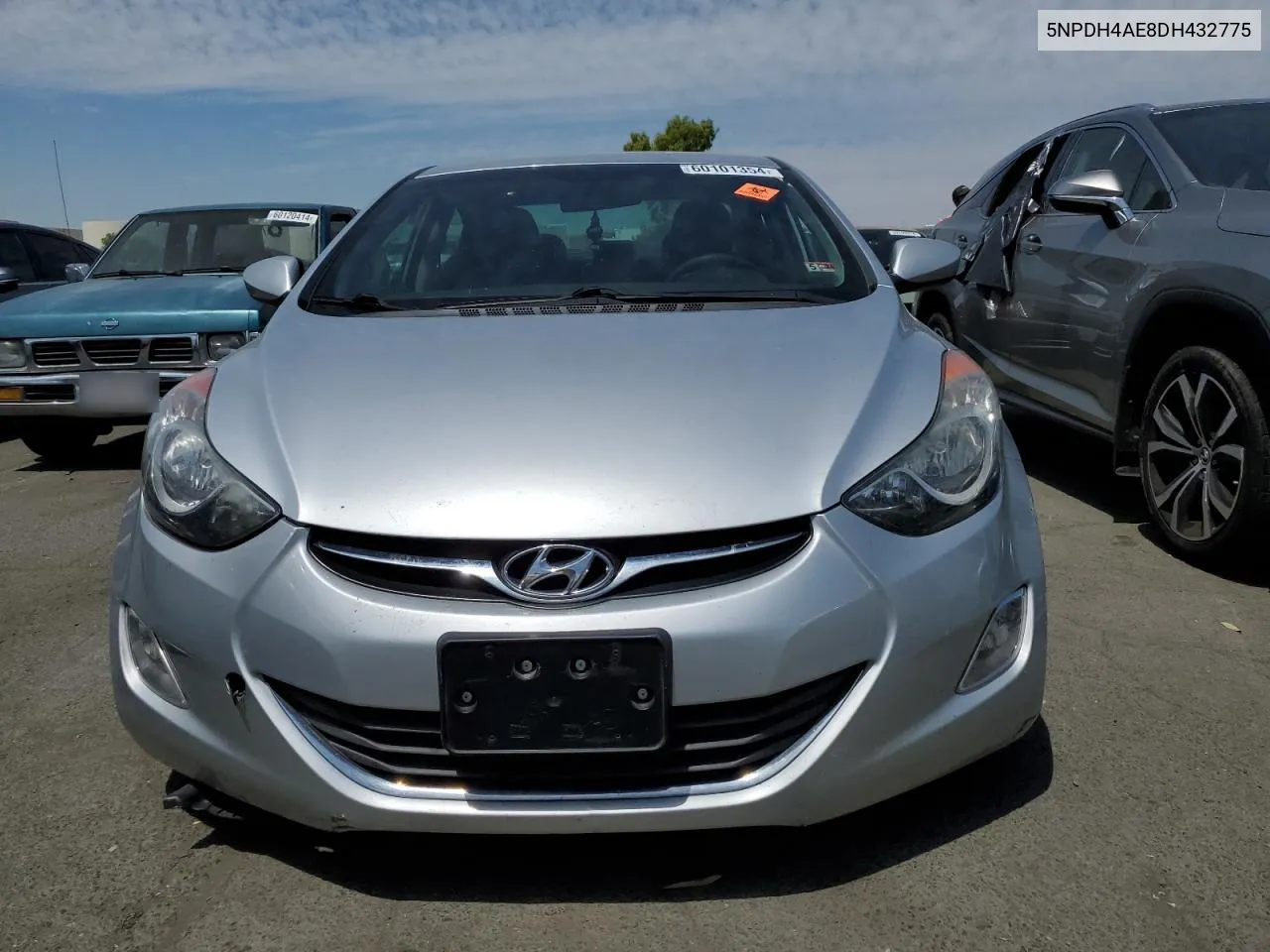 2013 Hyundai Elantra Gls VIN: 5NPDH4AE8DH432775 Lot: 60101354