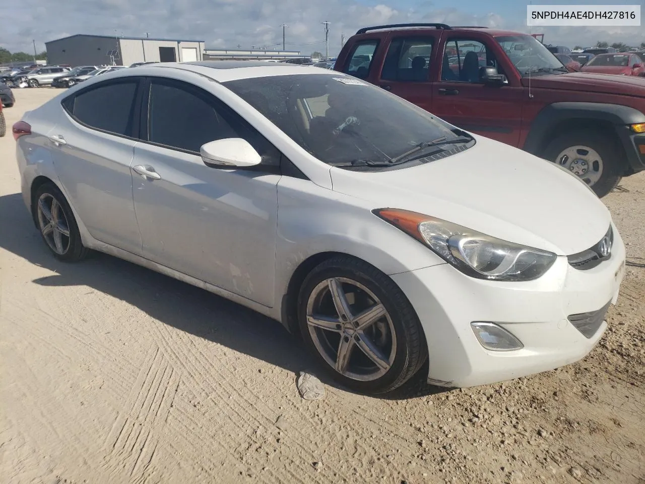 2013 Hyundai Elantra Gls VIN: 5NPDH4AE4DH427816 Lot: 60707244