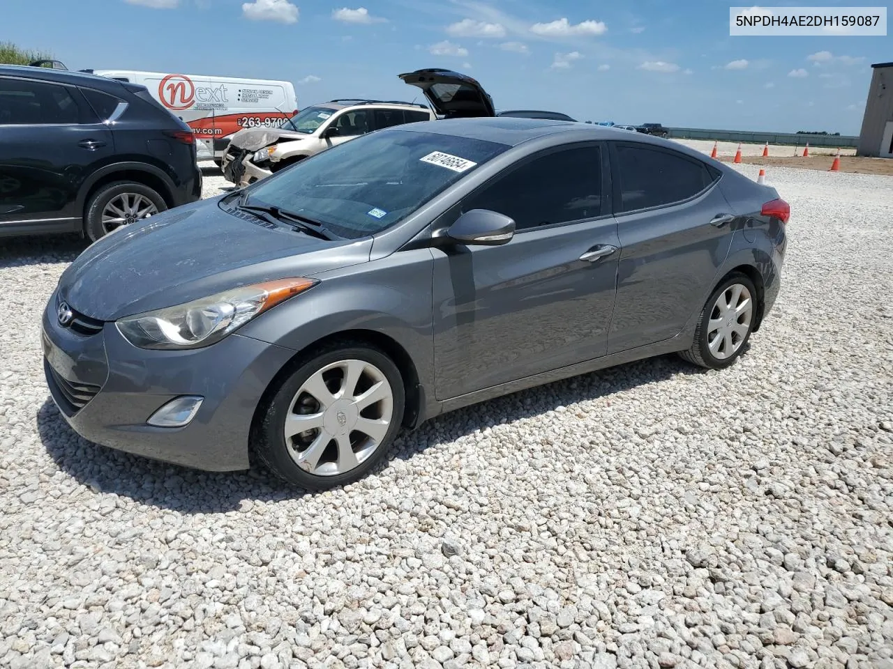 2013 Hyundai Elantra Gls VIN: 5NPDH4AE2DH159087 Lot: 60746654