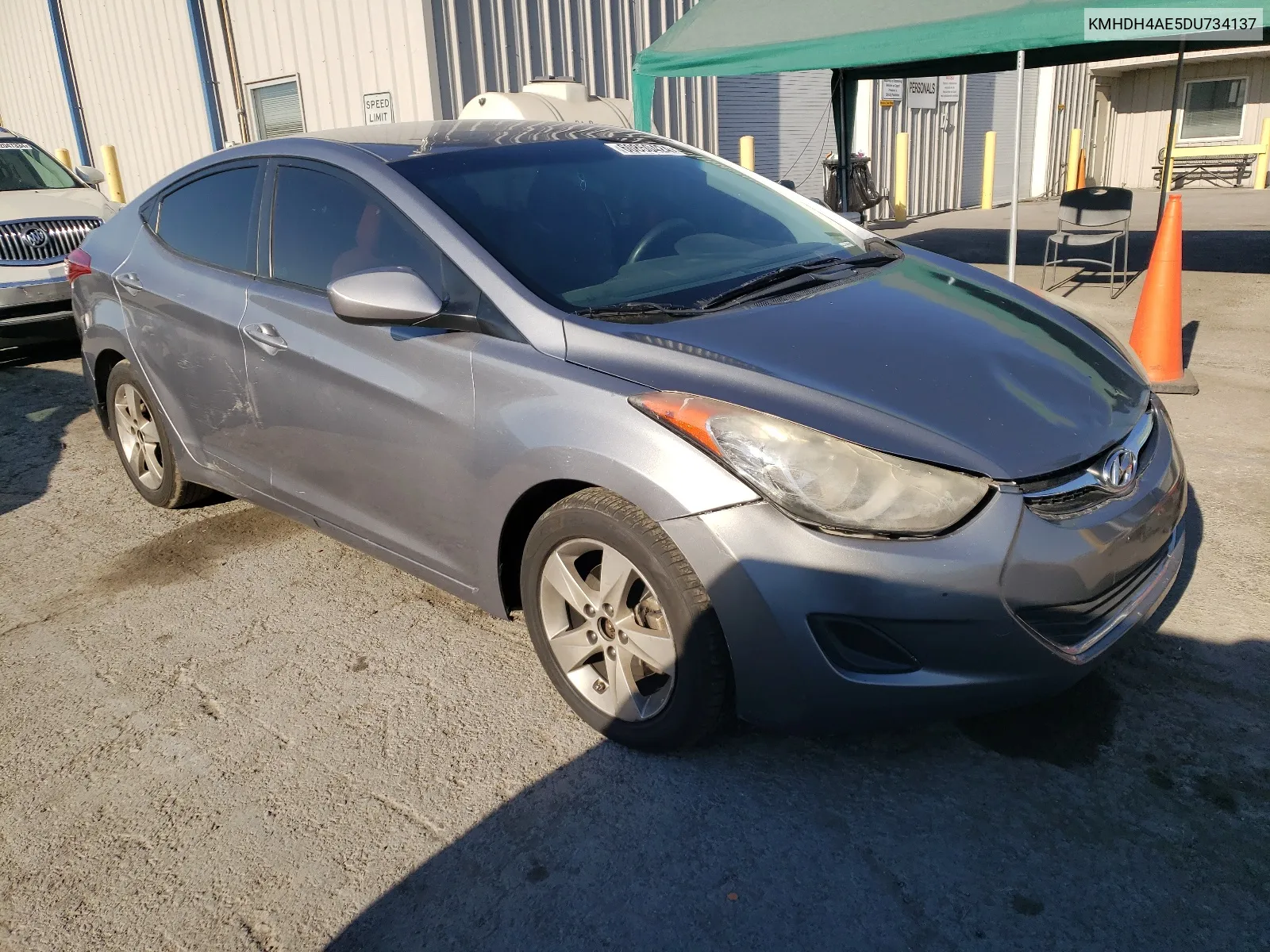 KMHDH4AE5DU734137 2013 Hyundai Elantra Gls