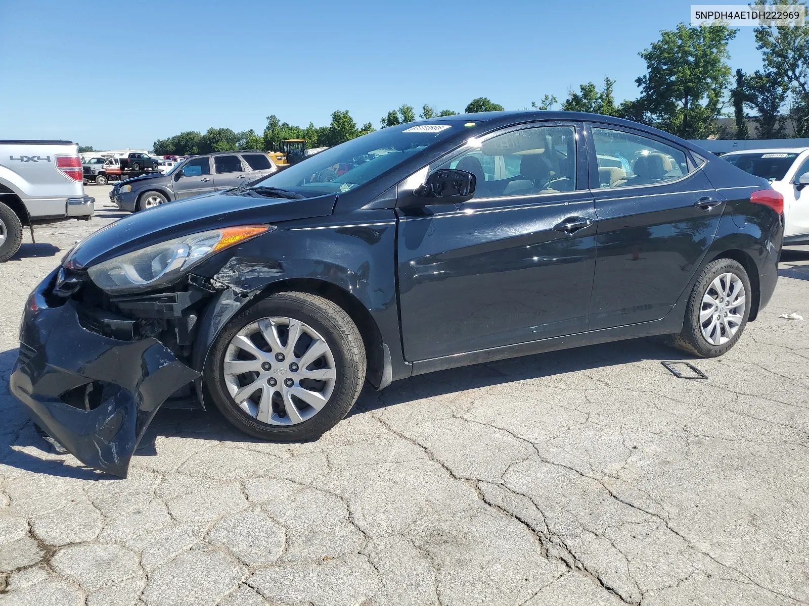 2013 Hyundai Elantra Gls VIN: 5NPDH4AE1DH222969 Lot: 61111844