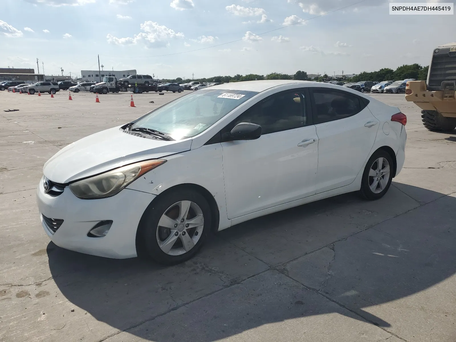 5NPDH4AE7DH445419 2013 Hyundai Elantra Gls