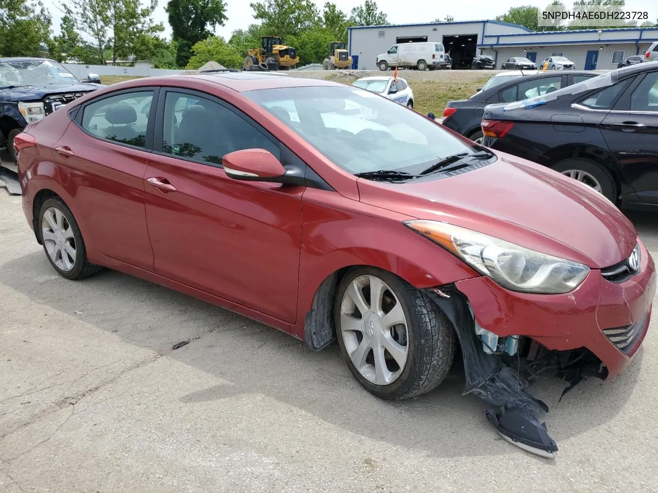 2013 Hyundai Elantra Gls VIN: 5NPDH4AE6DH223728 Lot: 61317884