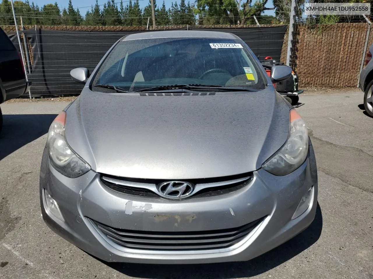 2013 Hyundai Elantra Gls VIN: KMHDH4AE1DU952558 Lot: 61352234