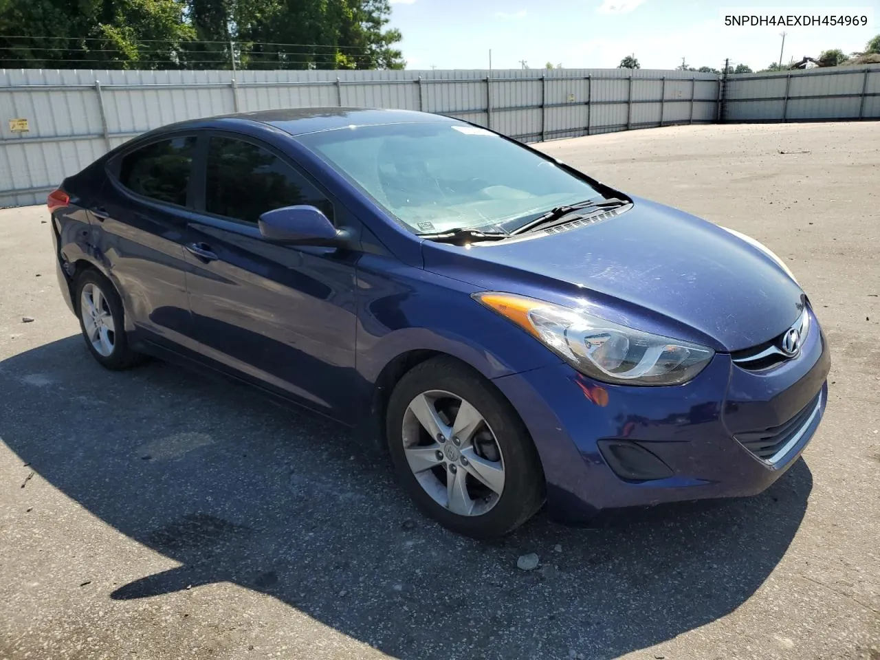 2013 Hyundai Elantra Gls VIN: 5NPDH4AEXDH454969 Lot: 61633524