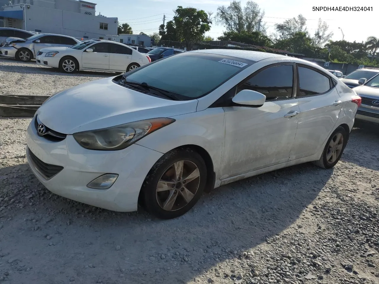 2013 Hyundai Elantra Gls VIN: 5NPDH4AE4DH324041 Lot: 62026884