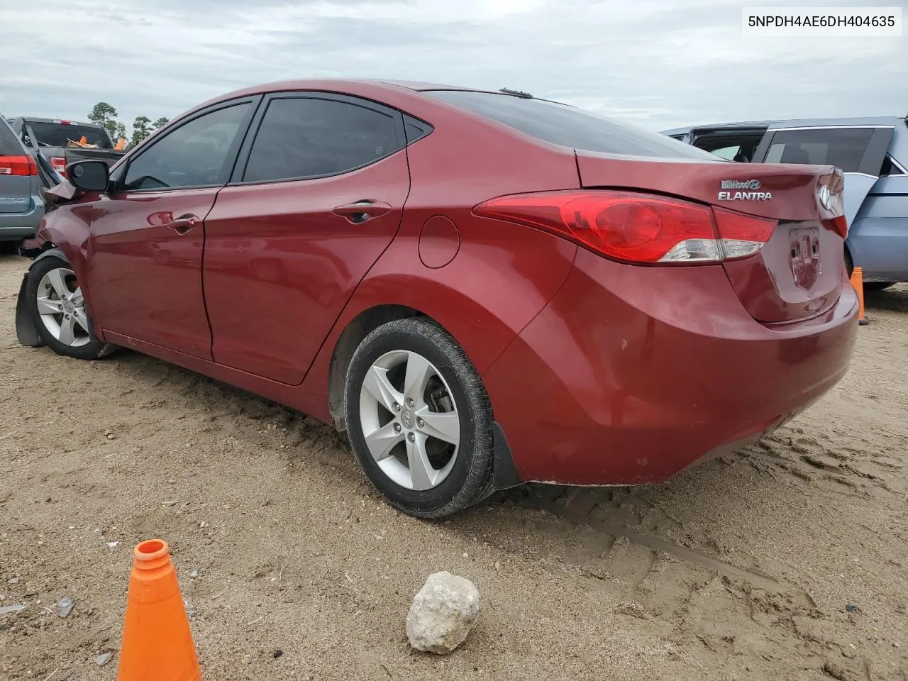 2013 Hyundai Elantra Gls VIN: 5NPDH4AE6DH404635 Lot: 62121764