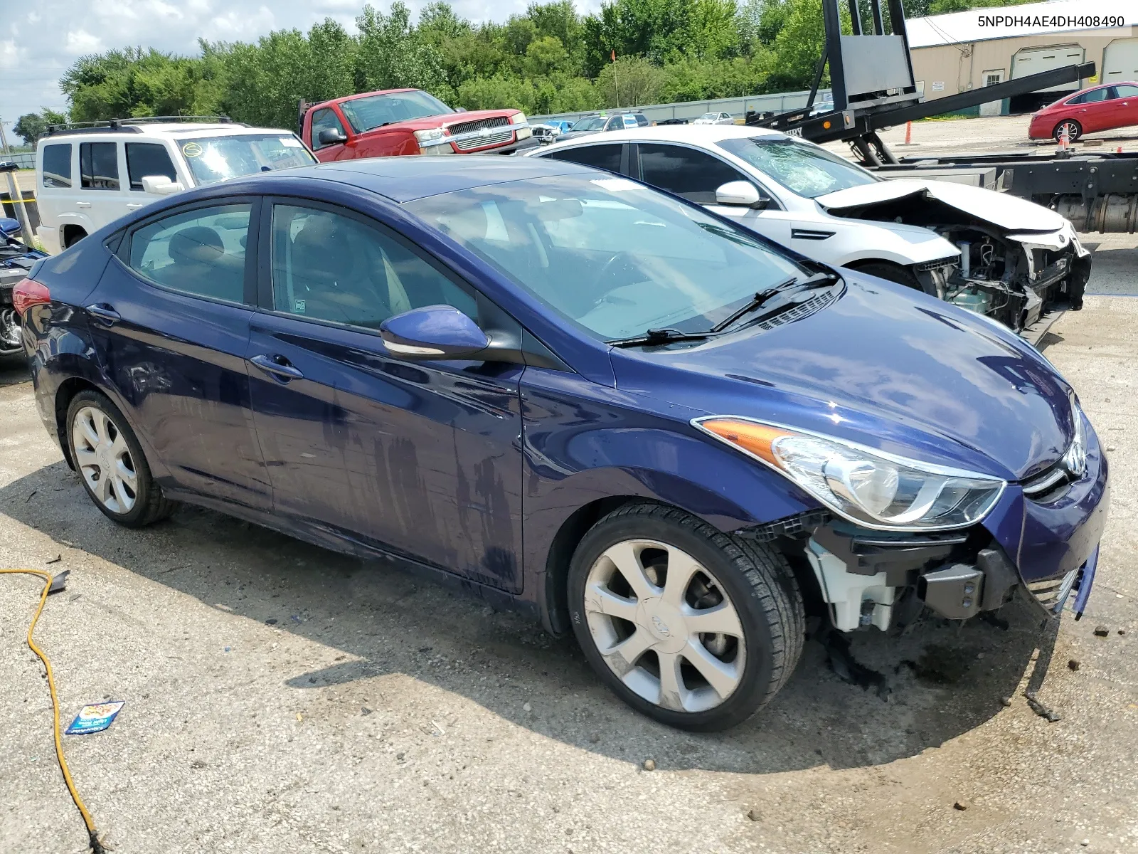 2013 Hyundai Elantra Gls VIN: 5NPDH4AE4DH408490 Lot: 62655164