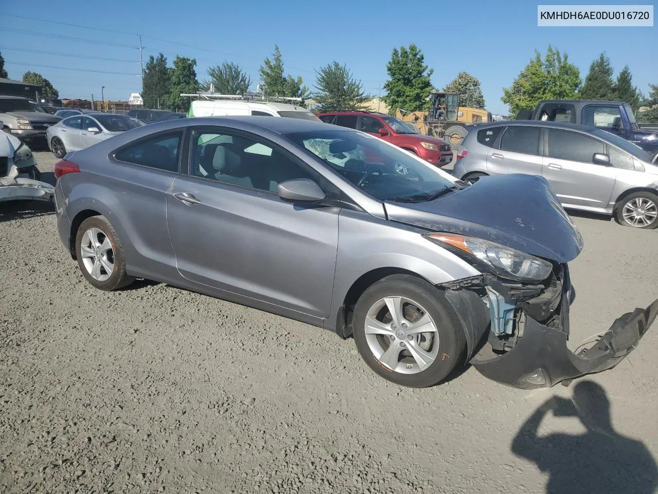 KMHDH6AE0DU016720 2013 Hyundai Elantra Coupe Gs