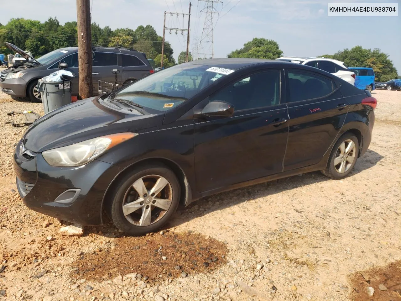 2013 Hyundai Elantra Gls VIN: KMHDH4AE4DU938704 Lot: 63070404