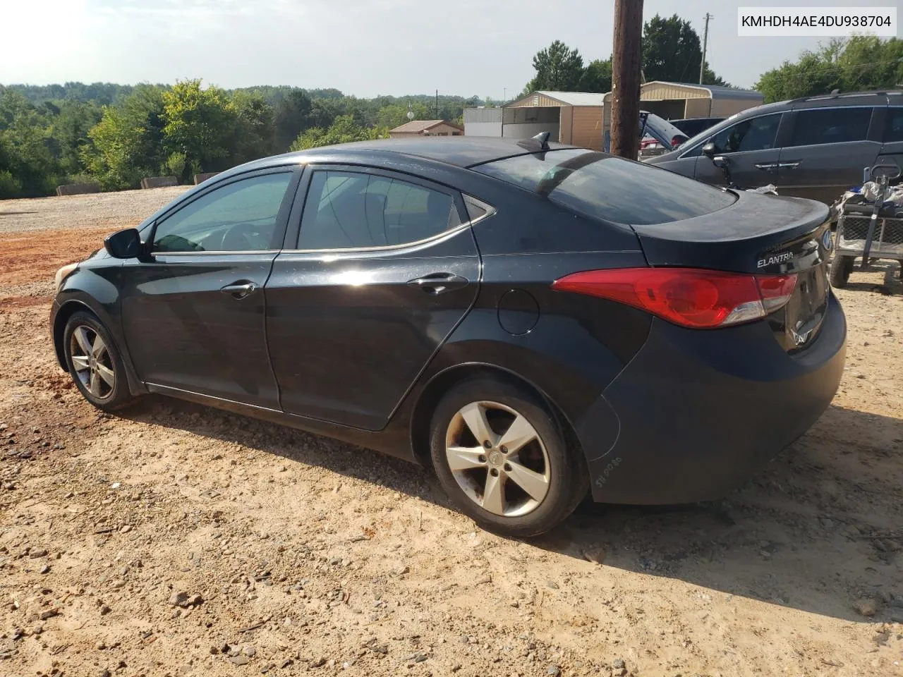 2013 Hyundai Elantra Gls VIN: KMHDH4AE4DU938704 Lot: 63070404