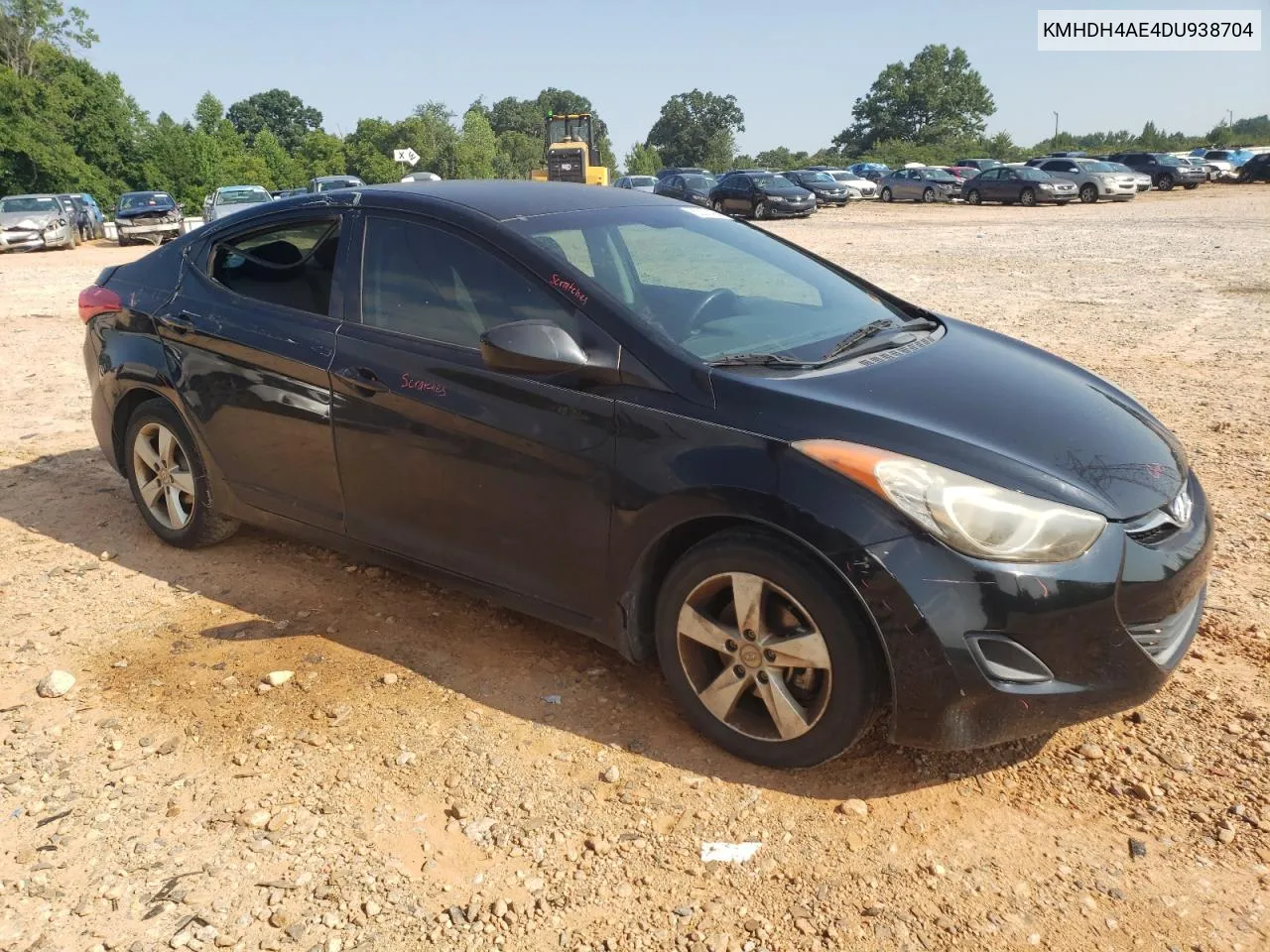 2013 Hyundai Elantra Gls VIN: KMHDH4AE4DU938704 Lot: 63070404