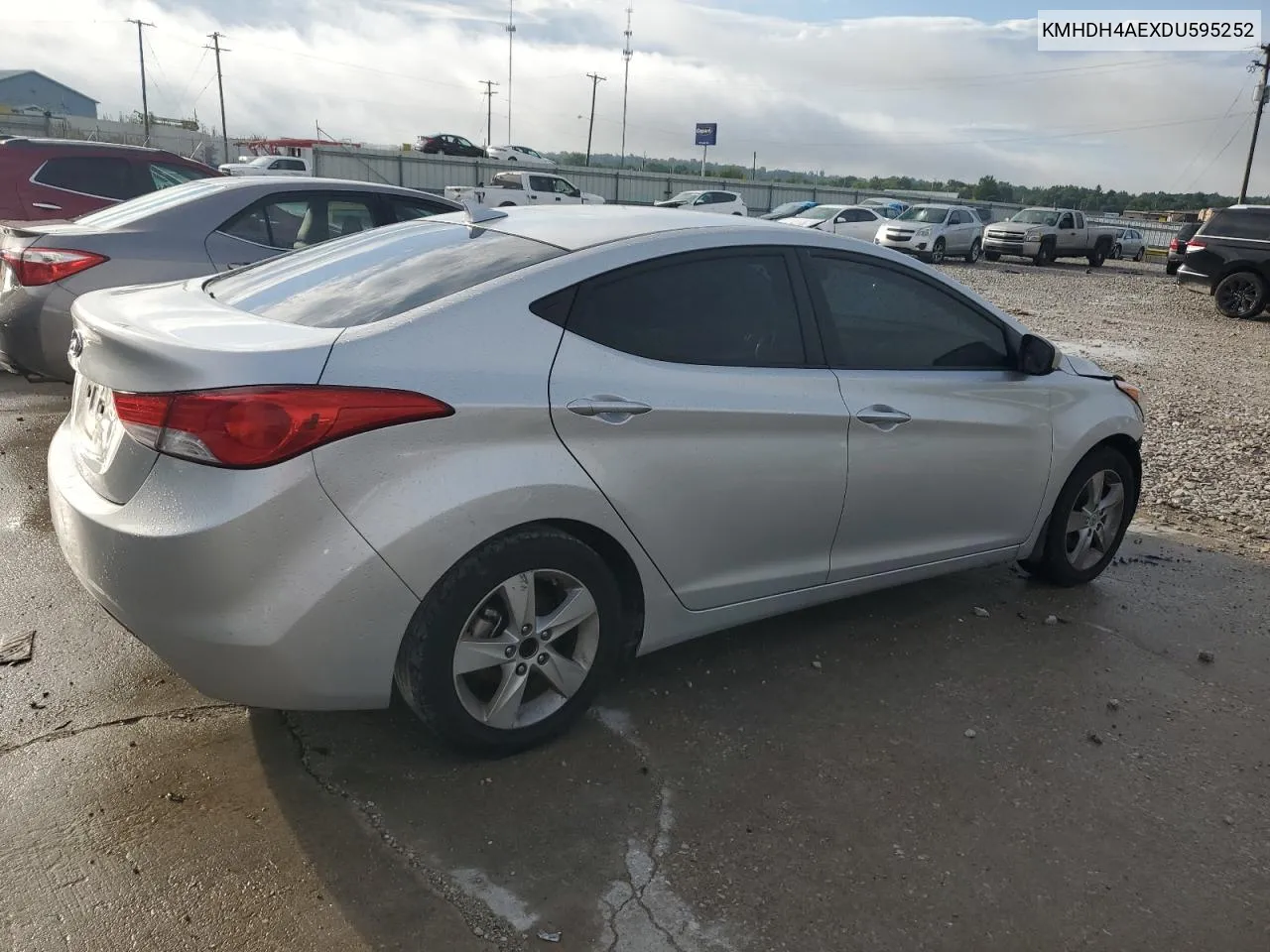 KMHDH4AEXDU595252 2013 Hyundai Elantra Gls