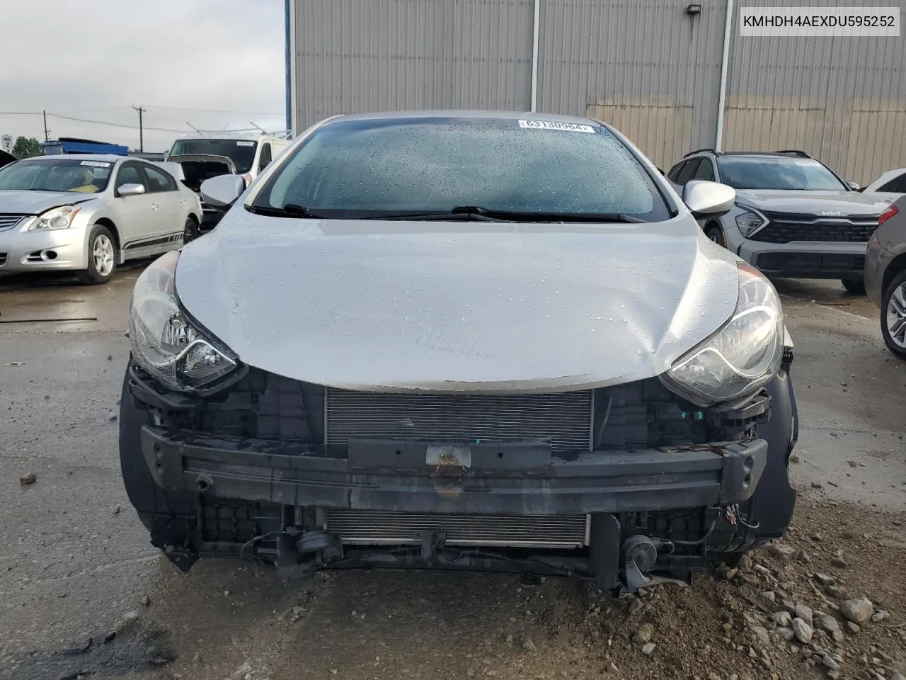 KMHDH4AEXDU595252 2013 Hyundai Elantra Gls