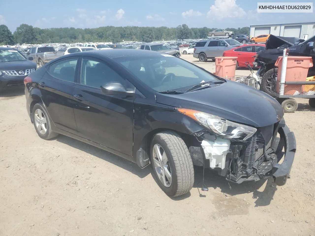 KMHDH4AE1DU620829 2013 Hyundai Elantra Gls