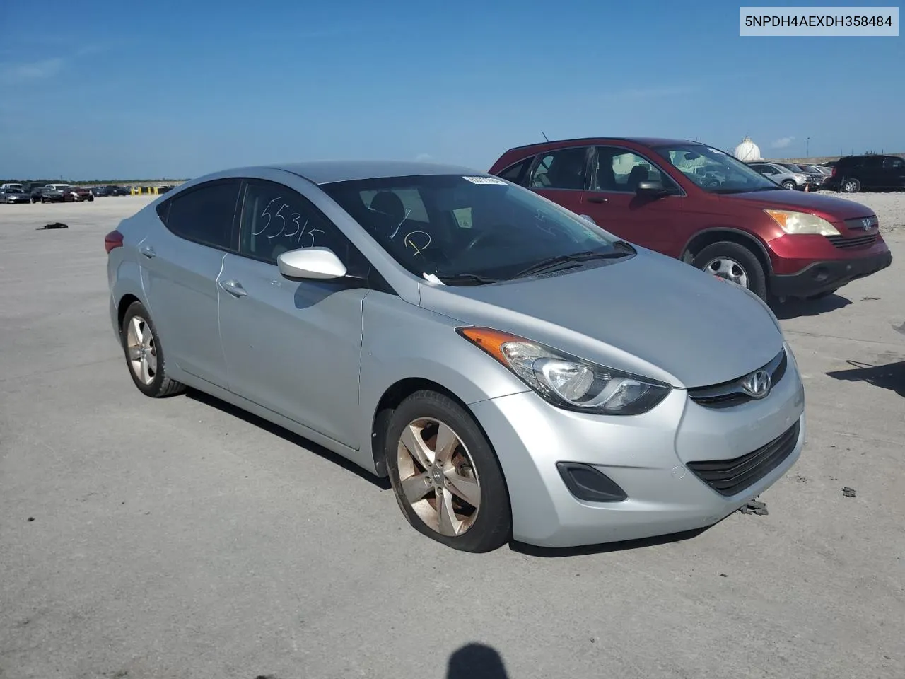 2013 Hyundai Elantra Gls VIN: 5NPDH4AEXDH358484 Lot: 63211884