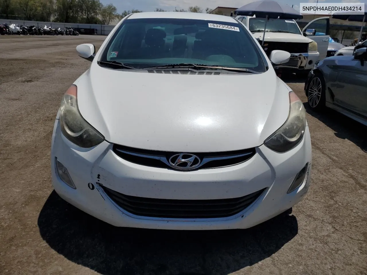 2013 Hyundai Elantra Gls VIN: 5NPDH4AE0DH434214 Lot: 63235684