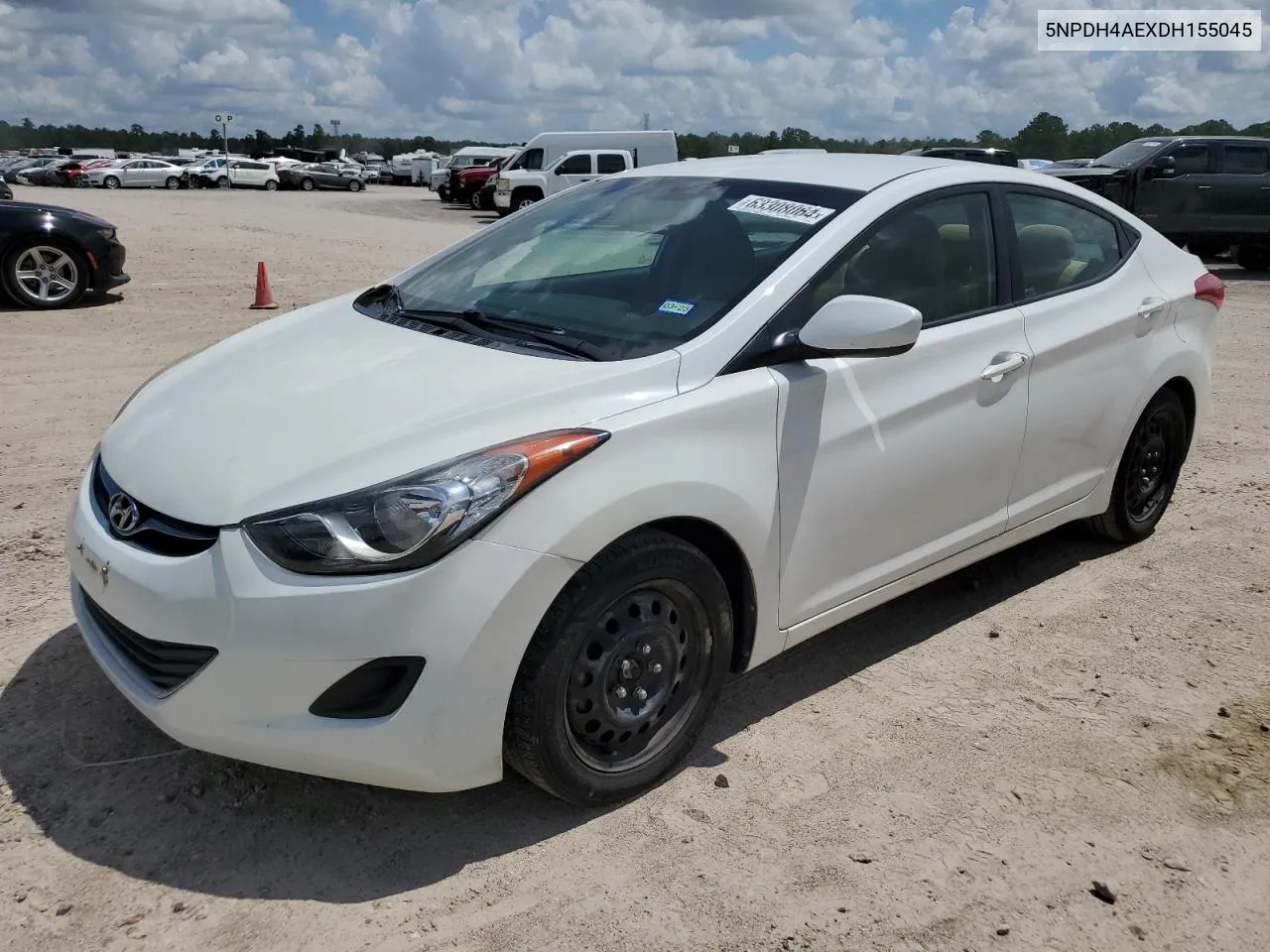 5NPDH4AEXDH155045 2013 Hyundai Elantra Gls