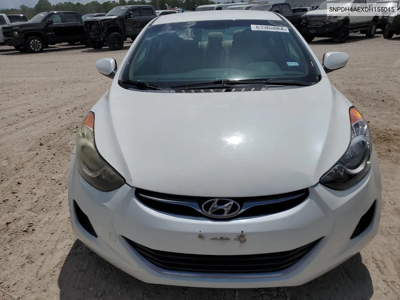 2013 Hyundai Elantra Gls VIN: 5NPDH4AEXDH155045 Lot: 63308064