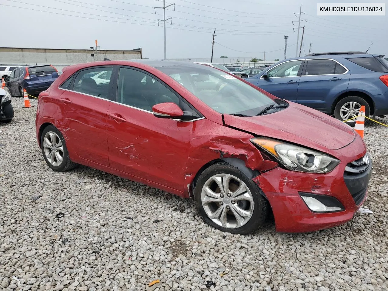 2013 Hyundai Elantra Gt VIN: KMHD35LE1DU136824 Lot: 63774234