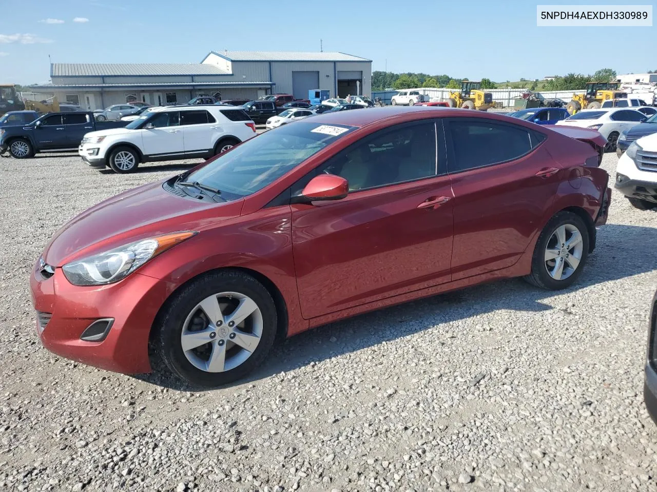 2013 Hyundai Elantra Gls VIN: 5NPDH4AEXDH330989 Lot: 63777514