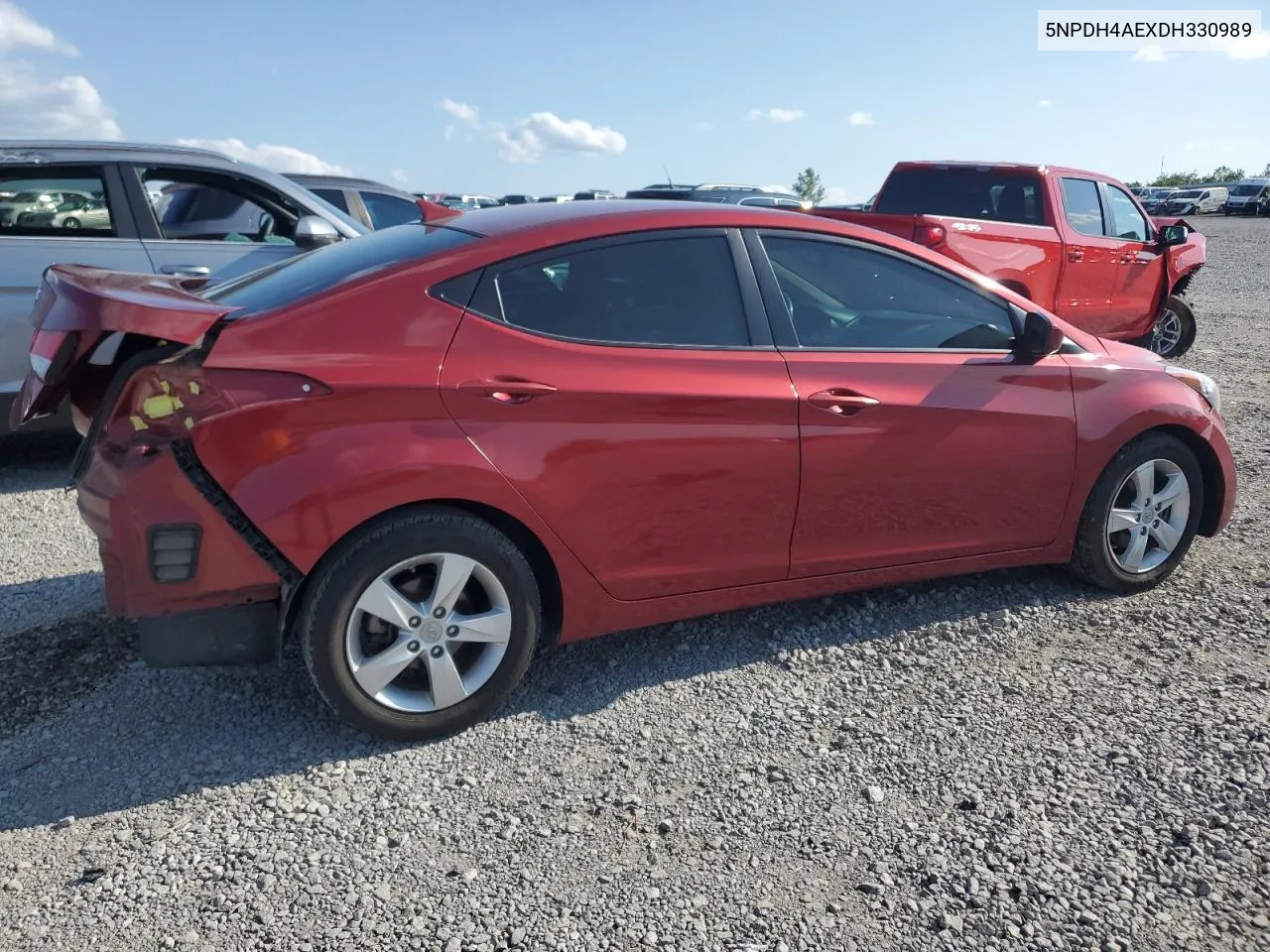 2013 Hyundai Elantra Gls VIN: 5NPDH4AEXDH330989 Lot: 63777514