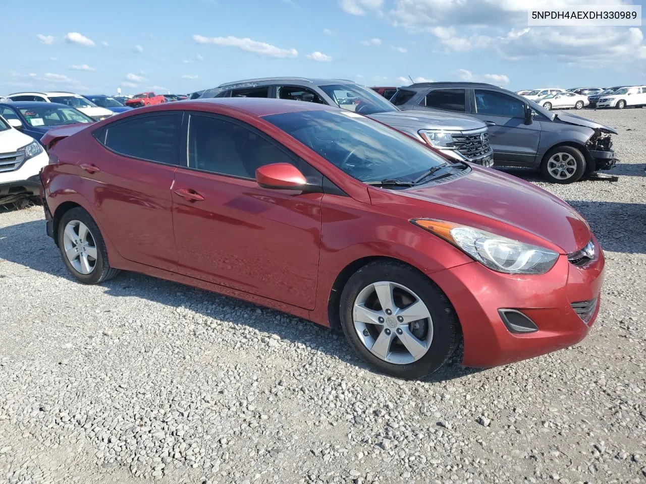 5NPDH4AEXDH330989 2013 Hyundai Elantra Gls