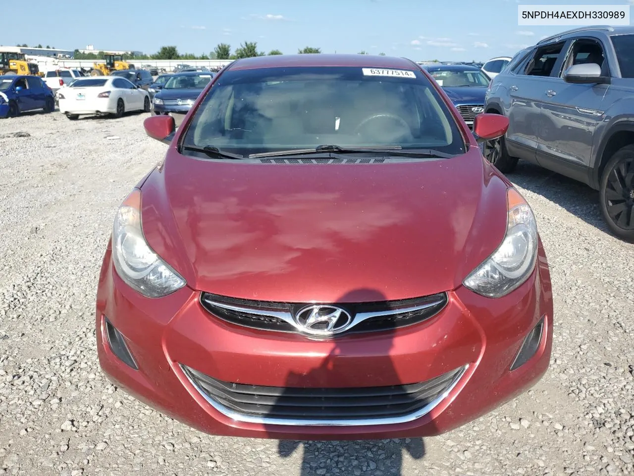 5NPDH4AEXDH330989 2013 Hyundai Elantra Gls