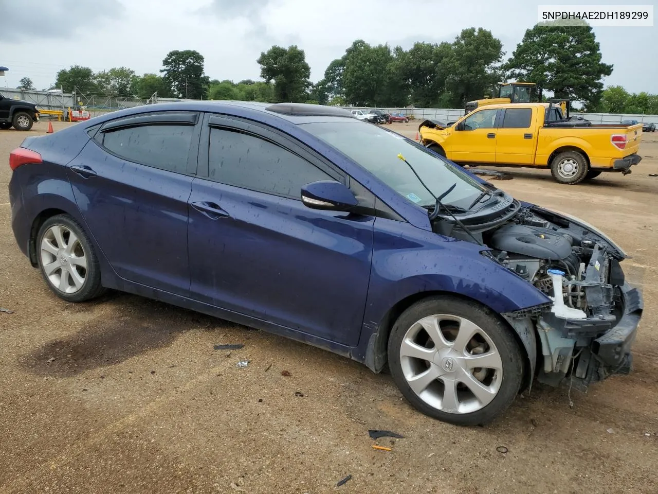 2013 Hyundai Elantra Gls VIN: 5NPDH4AE2DH189299 Lot: 63817744