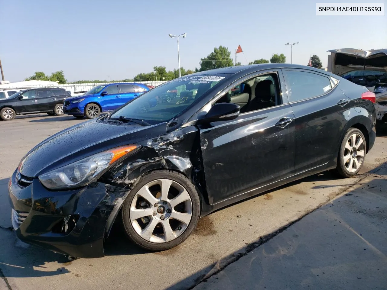 2013 Hyundai Elantra Gls VIN: 5NPDH4AE4DH195993 Lot: 63841324