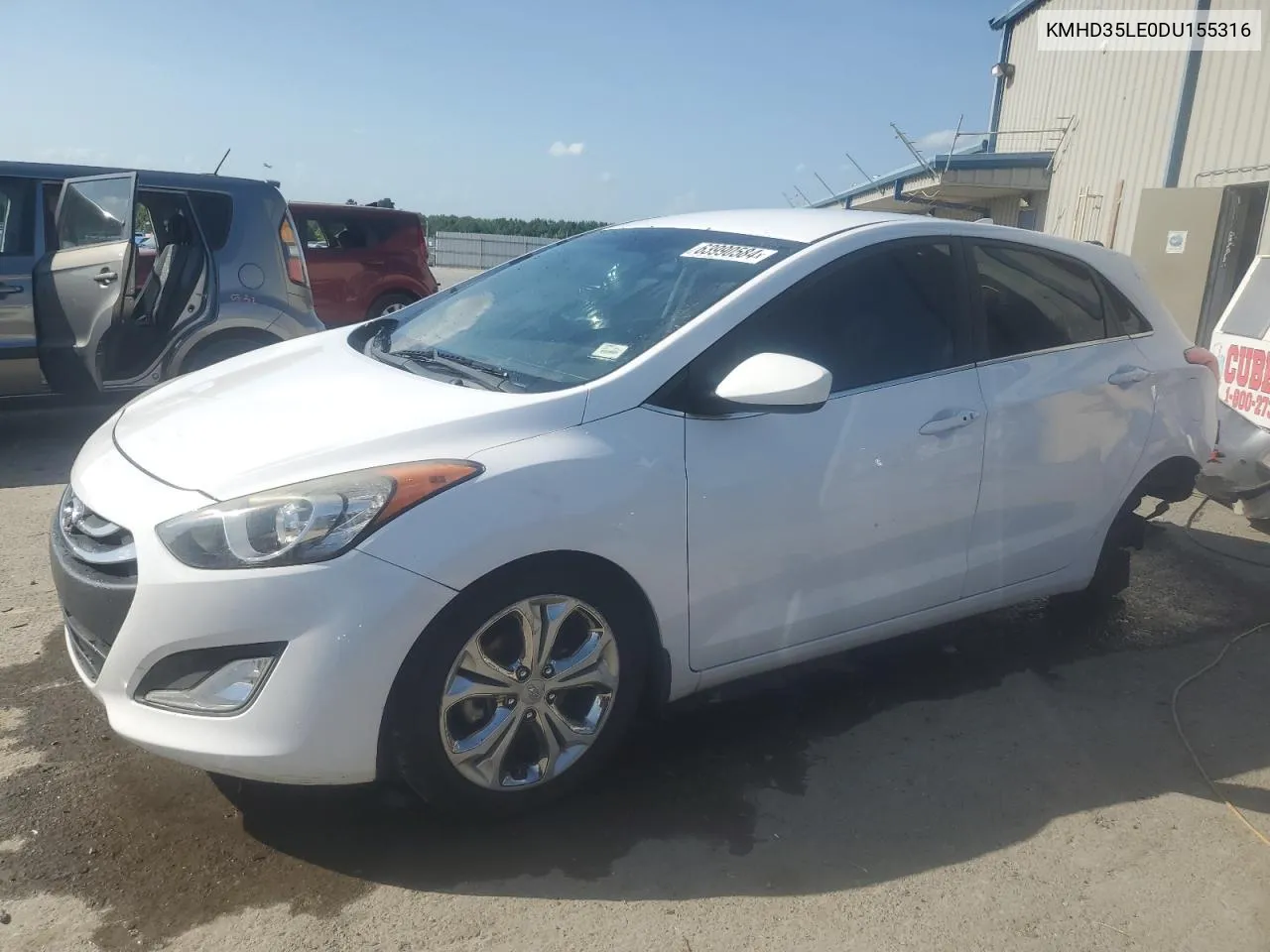 2013 Hyundai Elantra Gt VIN: KMHD35LE0DU155316 Lot: 63990584