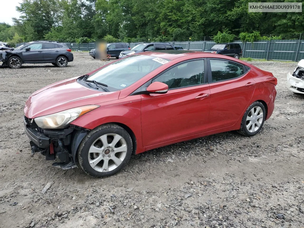 KMHDH4AE3DU939178 2013 Hyundai Elantra Gls