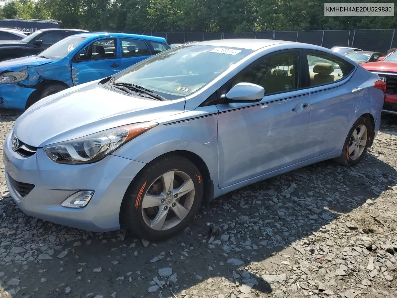 2013 Hyundai Elantra Gls VIN: KMHDH4AE2DU529830 Lot: 64189244