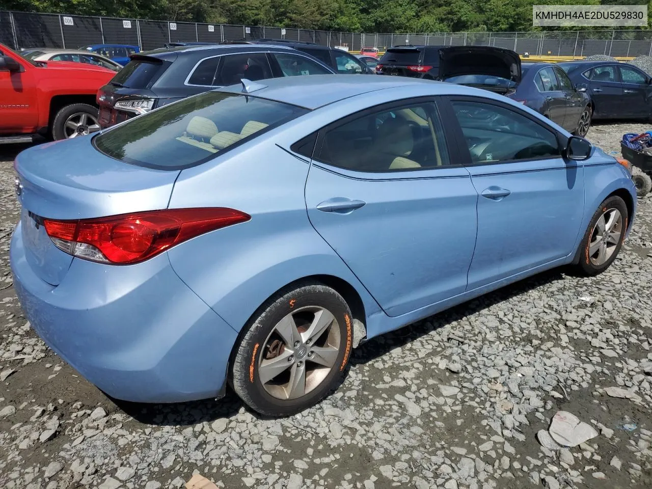 KMHDH4AE2DU529830 2013 Hyundai Elantra Gls