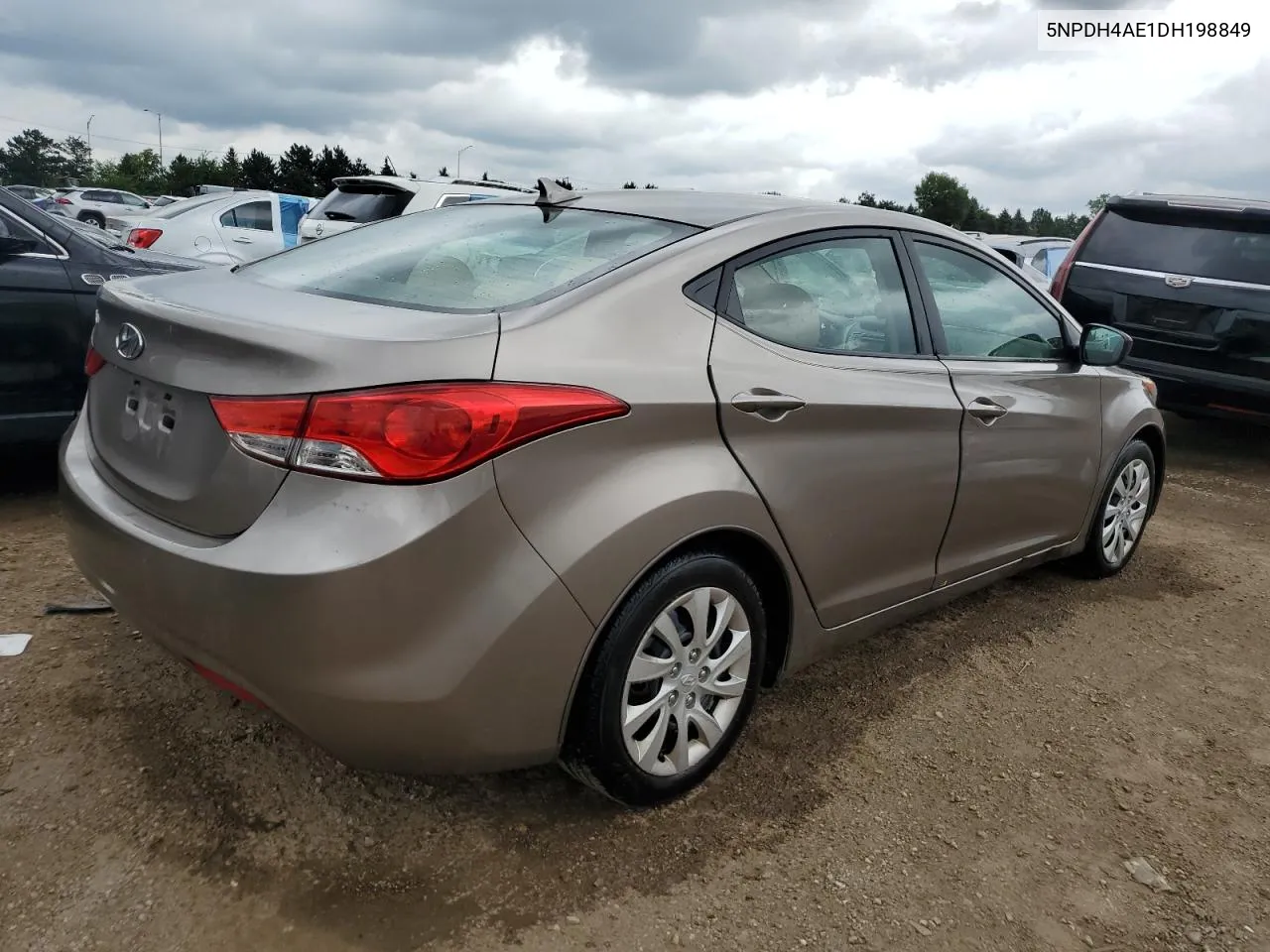 2013 Hyundai Elantra Gls VIN: 5NPDH4AE1DH198849 Lot: 64239614