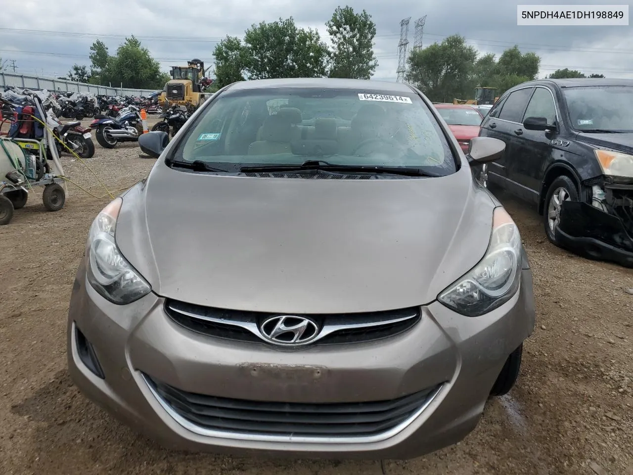 2013 Hyundai Elantra Gls VIN: 5NPDH4AE1DH198849 Lot: 64239614