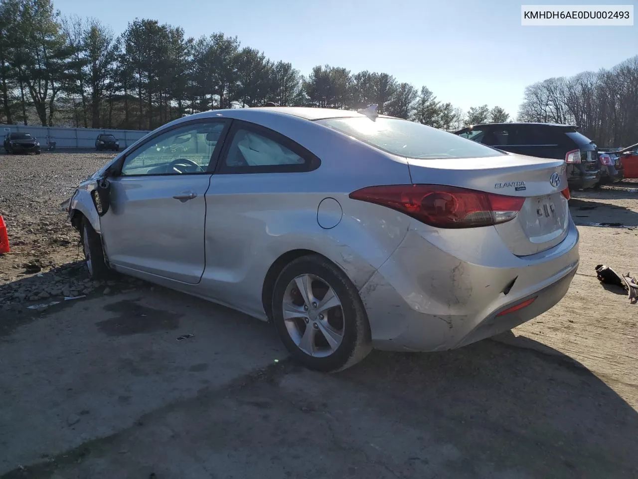 2013 Hyundai Elantra Coupe Gs VIN: KMHDH6AE0DU002493 Lot: 64396334