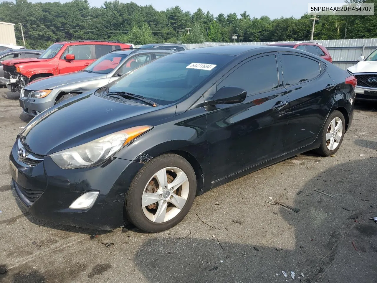 2013 Hyundai Elantra Gls VIN: 5NPDH4AE2DH454707 Lot: 64411694