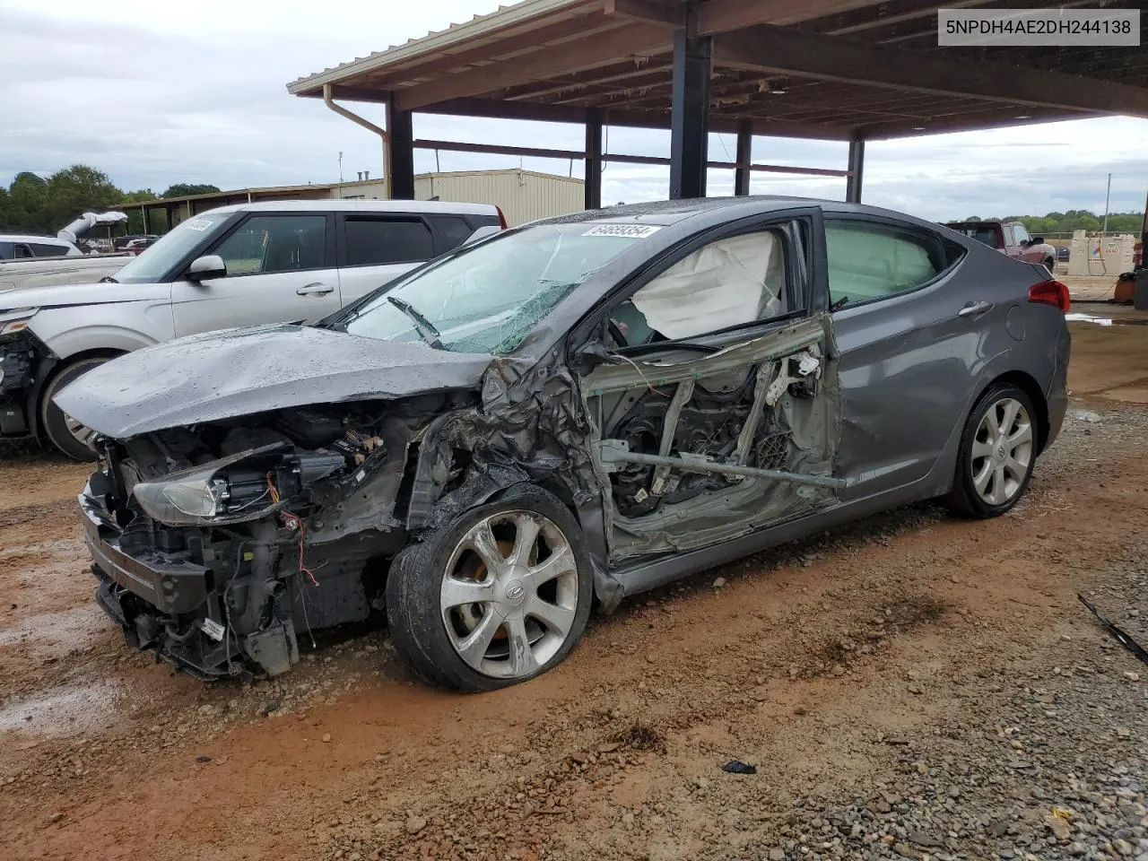 2013 Hyundai Elantra Gls VIN: 5NPDH4AE2DH244138 Lot: 64659354