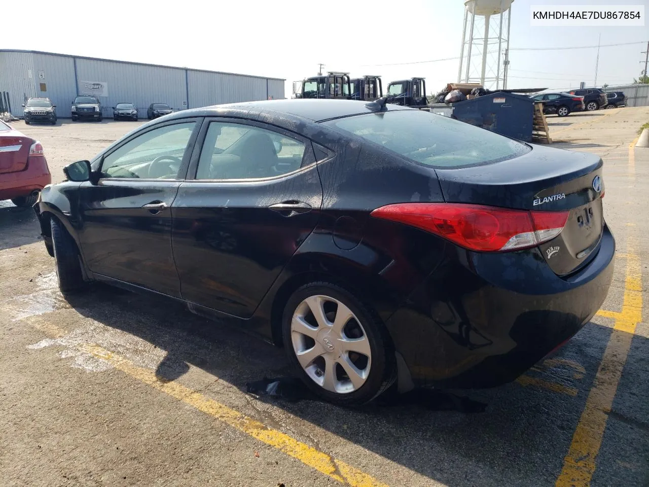 KMHDH4AE7DU867854 2013 Hyundai Elantra Gls