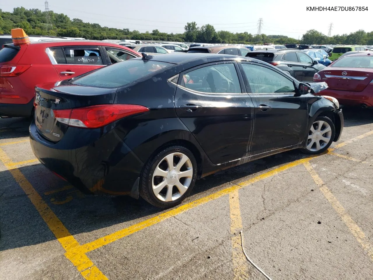 2013 Hyundai Elantra Gls VIN: KMHDH4AE7DU867854 Lot: 64796744