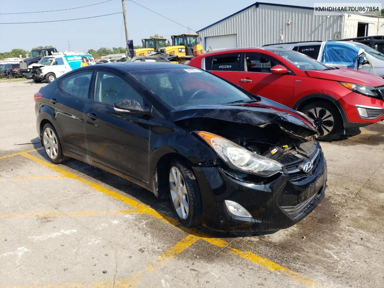 2013 Hyundai Elantra Gls VIN: KMHDH4AE7DU867854 Lot: 64796744