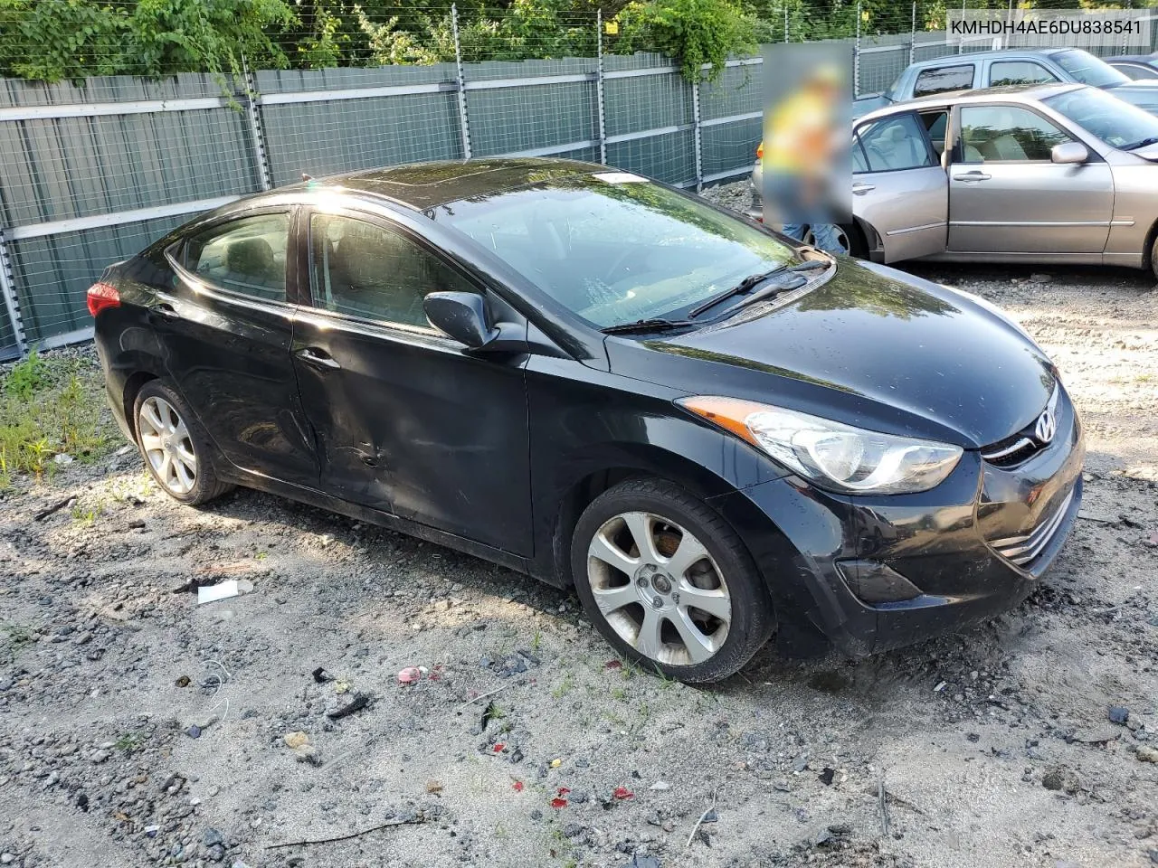 KMHDH4AE6DU838541 2013 Hyundai Elantra Gls