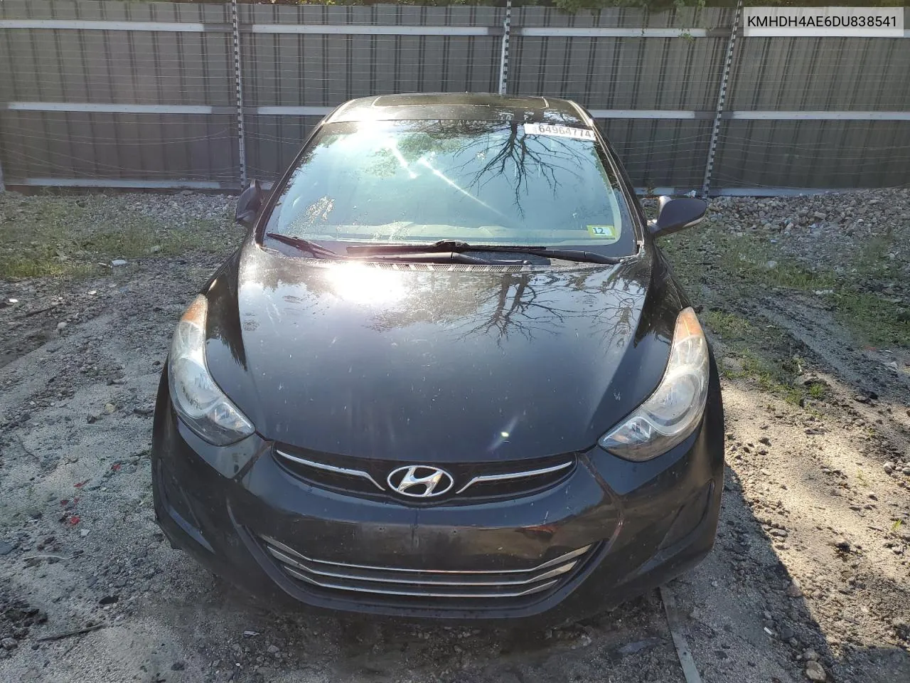 KMHDH4AE6DU838541 2013 Hyundai Elantra Gls