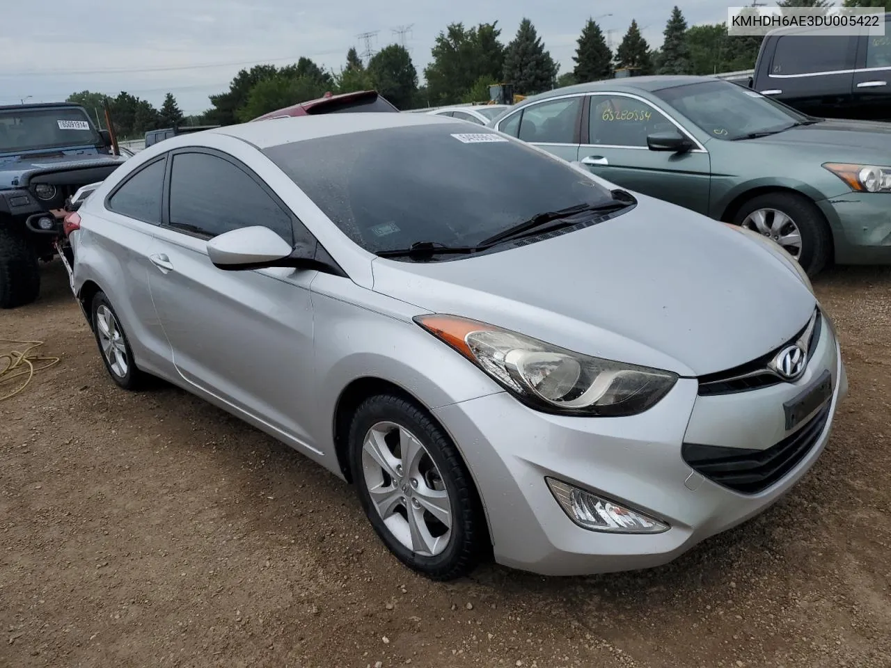 2013 Hyundai Elantra Coupe Gs VIN: KMHDH6AE3DU005422 Lot: 64999614