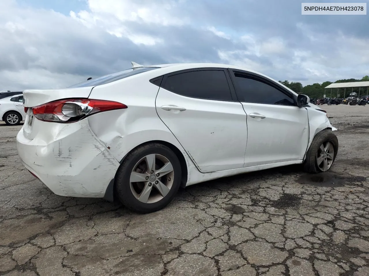 2013 Hyundai Elantra Gls VIN: 5NPDH4AE7DH423078 Lot: 65010684